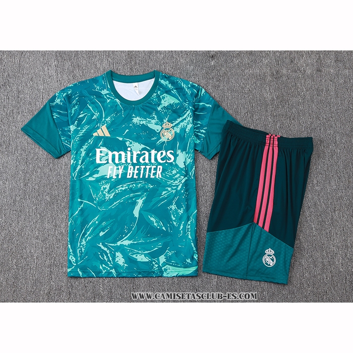 Chandal del Real Madrid 26-27 Manga Corta Verde - Pantalon Corto